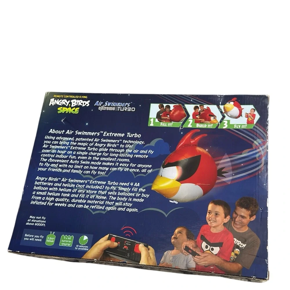 Angry Birds Space Air Swimmers Extreme Turbo Remote Control Flying Ballon
